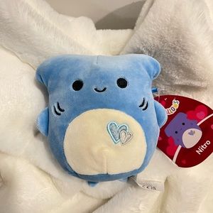 Squishmallows 5” the Nitro the Shark 2023 Valentines